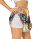 thumbnail image 1 of Balery Colorful Fishing Boats Pantalones cortos deportivos para mujer con forro y dos bolsillos, elásticos, para entrenamiento, gimnasio, yoga-Large, 1 of 7