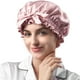 thumbnail image 1 of Gorro de seda YFONG de doble capa, 100% seda morera, rosa, 1 of 8