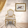thumbnail image 3 of Garber, Howie 32x23 Gold Ornate Wood Framed with Double Matting Museum Art Print Titled - Large Bighorn Ram grazing in meadow-National elk Reserve near Grand Teton National Park-Wyoming, 3 of 4