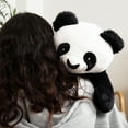 thumbnail image 5 of Hugimals Bowie the Panda 4.5lbs Weighted Self Care Stuffed Animal Stress and Anxiety Relief Plush for Adults and Kids, 5 of 12