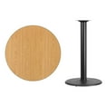 thumbnail image 2 of Flash Furniture Plateau de Table Rond en Stratifié Naturel de 36 Pouces avec Base de Table Ronde de 24 Pouces de Hauteur, 2 of 2