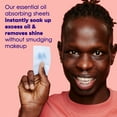 Clean & Clear Oil Absorbing Facial Sheets, Portable Blotting Papers for