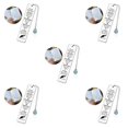 thumbnail image 3 of Unatoiry Metal Bookmark Gift For Book Lovers Easy-to And Convenient Tassel Pendant Retro Book Clip Markers Stainless Steel 5Set, 3 of 6