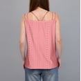 thumbnail image 4 of tarylea Eyelet Tank Tops for Women Sleeveless Round Neck Spaghetti Strap Tunic Camisole Casual Dressy Summer Blouse Tops, 4 of 6