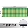 thumbnail image 5 of Kitchen Rugs Sets Of 2,Green Yellow Checkerboard Checkered Pattern Anti Fatigue Kitchen Mat Rugs Non Slip Washable,Decorative Kitchen Floor Mats for Kitchen,Sink,Laundry,17"x47"+17"x47", 5 of 5
