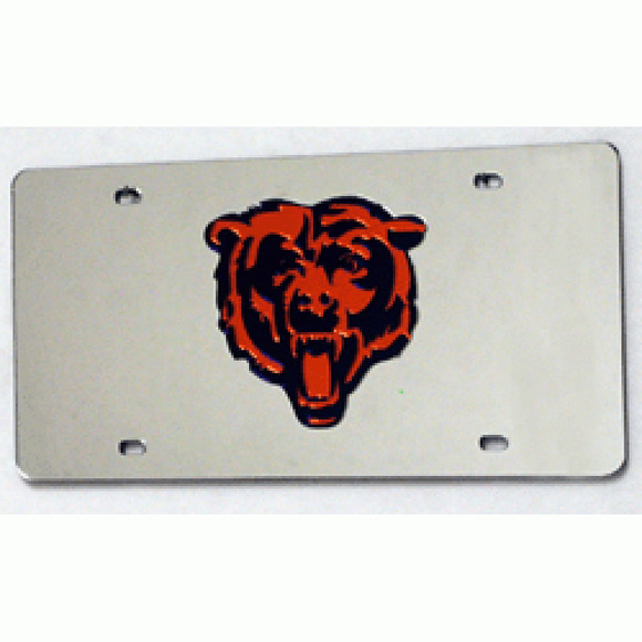 Chicago Bears Laser License Plate