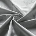 thumbnail image 6 of Dainty Home Floral Park 3D Floral Textured Weaved Lurex Floral Designed Fabric Shower Curtain 70"W x 72"L in Silver, 6 of 6