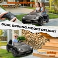 thumbnail image 6 of JoyWheels Licensed Porsche Taycan Turbo S 2 Seater Ride On Cars,24V 350W Powered Ride on Car With Remote Control,4mph,Black, 6 of 9