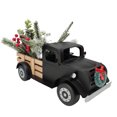 thumbnail image 1 of Holiday Time Black Truck with Greenary, 1 of 6