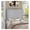 Gray, variant on Region Linen Fabric Upholstered Twin Headboard in Gray with Nailhead Trim