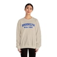 thumbnail image 4 of Brooklyn New York NY Sweatshirt Gifts Crew Neck Shirt Long Sleeve Unisex, 4 of 7