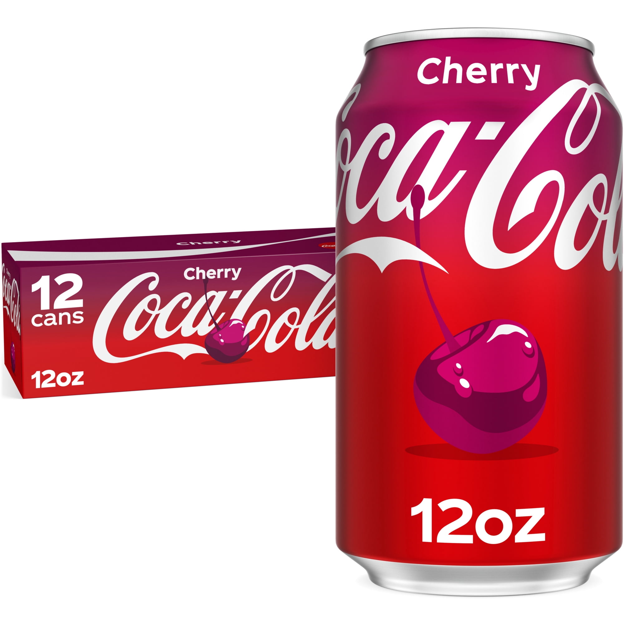 Coca-Cola Cherry Soda Pop Cans