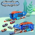 thumbnail image 5 of Dinosaur Transport with Metal Cars, City Dinosaur Ultimate Hauler Track Toy, 5 of 5