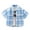 Sky Blue, variant on Gyexs Boys Plaid Short Sleeve Shirt Size 1-11Y Collared Button Down Dress Shirt Casual T Shirts Toddler Summer Tops with Pocket (Toddlers, Dark Green, 2-3 Years)