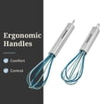 thumbnail image 4 of Farberware Professional Set of 2 Mini Stainless Steel Handled Whisks Multi-Colored, 4 of 10