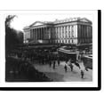 thumbnail image 2 of Historic Framed Print, [G.A.R. marching in Grant memorial parade, Washington, D.C., looking across Pennsylvania Ave to Treasury building], 17-7/8" x 21-7/8", 2 of 9