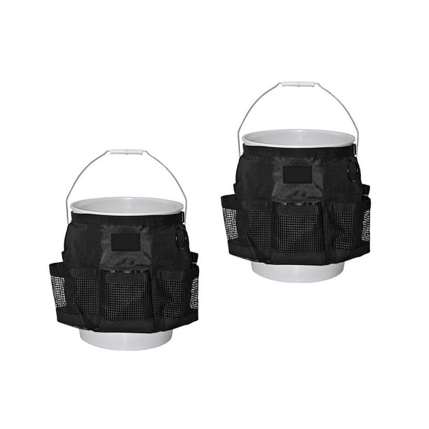 2x Car Wash Bucket Cleaning Tool Storage Fishing Bucket for 5 Gallon