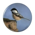 thumbnail image 1 of Black-Capped Chickadee Songbird Bird Kitchen Refrigerator Locker Button Magnet, 1 of 6