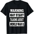 thumbnail image 1 of Camiseta Retro Segunda Guerra Mundial WW2 para Mujer - Diseño Divertido y Personalizado, Cuello Redondo y Manga Corta, Regalo Ideal, 1 of 7