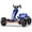 Blue, variant on iRerts 12V Powered Pedal Go Kart, Ride on Toys Go Kart for Kids Boys Girls, Kids Ride on Go Cart with Music, LED Light, Horn, Forward Backward, Kids Birthday Gifts for 3-6 Ages, White