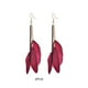 thumbnail image 3 of Pendientes de Borla Bohemios Jumpingount AP017046-05 Rojo 2 Piezas, 3 of 6