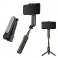thumbnail image 2 of L09 Gimbal Stabilizer with Bluetooth Fill Light Telescopic Selfie Stick Video Shooting Tripod White, 2 of 5