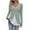 Green, variant on cfhntfmh Long Sleeve Shirts for Women 2 in 1 Patchwork Tops Crew Neck Striped Tops Slim-Fit Stretch T Shirts Going out Tops