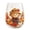 Brick Red, variant on Fall Glassware Stemless Glasses with 2D Print Pumpkin Maple Leaves Drinking Glasses for Halloween Parties, Thanksgiving Party Home Kitchen Decorations Gifts