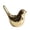 Gold Oriental bird, variant on lanema Bird Figurine Votive Candle Holders, Ceramic Tealight Stand Decors for Dining Tables, Shelves, Mantels, and Event Styling Scene
