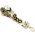 thumbnail image 7 of Wrapables Wide Adjustable Crossbody Handbag Strap, Women's Replacement Bag Strap for Purses, Yellow & Black Diamonds, 7 of 7