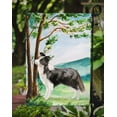 thumbnail image 3 of Carolines Treasures CK2025GF Under the Tree Border Collie Garden Size Flag, 3 of 3