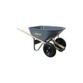 thumbnail image 2 of True Temper R6TW14 6 cu. ft. Ames Dual Wheelbarrow with Steel Tray & Wood Handle, 2 of 2