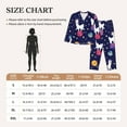 thumbnail image 5 of Uemuo Lama in Space Pattern Womens Pajama Sets,PJ Set for Women,Pajamas for Women Logo,Long Sleeve Pajama Set for Women,Soft Long Sleeve Top With Pants-XX-Large, 5 of 9