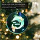 thumbnail image 4 of Etiqueta de Cristal de Navidad Colgante de Árbol de Navidad Xihbxyly Vidrio Transparente, 4 of 7