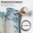 thumbnail image 2 of Outdoor Curtains for Patio Waterproof, Seahorse Coastal Outdoor Privacy Panels Grommet, Summer Nautical Starfish Coral Beige Blackout Outside Curtains for Porch/Cabana/Pergola/Gazebo 54"x84", 1 Panel, 2 of 8