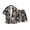 Black, variant on 2 Piece Sets for Men Summer Outfits Hawaiian Matching Set Tracksuit Tropical Graphic Button Down Collared Short Sleeve Shirts and Drawstring Shorts Casual Beach Vacation