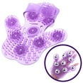 thumbnail image 3 of Guante de con 9 bolas de metal giratorias, guante de corporal ador de cuerpo completo Púrpura Yuyangstore Bolas masajeador corporal, 3 of 8
