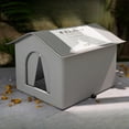 thumbnail image 2 of Warm Love Stray Cat Nest in Winter Waterproof, Rain and Cold Resistant Large Space Closed Tent Universal Four Seasons, 2 of 7