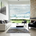 thumbnail image 7 of Ahgly Company Machine Washable Indoor Square Transitional Blue Gray Area Rugs, 3' Square, 7 of 7