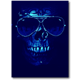 thumbnail image 6 of Skull with nose ring Glow in the Dark HD Hot Rock T-Shirt, 6 of 7
