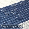 thumbnail image 2 of Shower Curtain Blue Shower Curtain Set for Bathroom Geometric Grey Masculine Shower Curtains Men Decor with Heavy Duty Bathroom Curtain for Hotels Bathtubs, 72x72 inch, Blue, 2 of 5