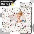 thumbnail image 4 of White Christmas Reindeer Pattern Toddler Nap Mats for Kids Preschool,50"x20" Sleeping Mat Bag or Kids,Toddler Sleeping Bag,Toddler Nap Mat or Daycare, 4 of 6
