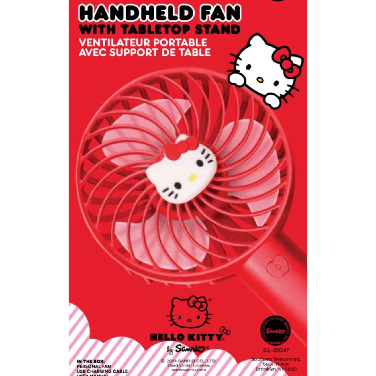 Ventilateur portatif Hello Kitty avec support de table