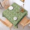 thumbnail image 2 of Green Bigfoot and Tree Pattern Square Tablecloth,Waterproof Square Table Cover,Wipeable Spillproof Washable Table Cover for Home Kitchen Party Decor 60"x60"(152x152cm), 2 of 6