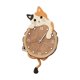 thumbnail image 5 of Reloj de pared con diseño de gato, elegante, moderno, silencioso y decorativo para la sala de estar. Naranja, 5 of 9