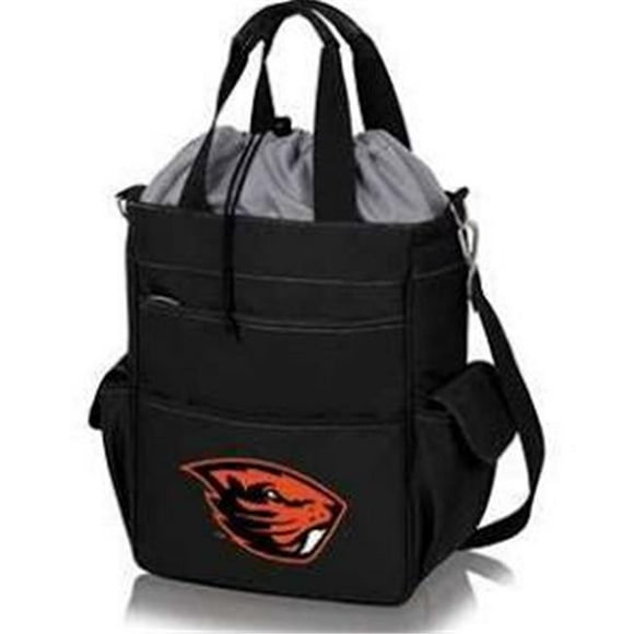 Picnic Time 614-00-175-484-0 Oregon State Beavers Digital Print Activo Tote, Black