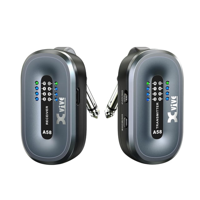Sistema de guitarra inalámbrico Xvive A58 5.8GHz para eléctrico/acústico
