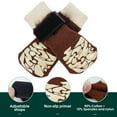 thumbnail image 3 of Kuoser Non-Slip Dog Socks for Hardwood Floors & Hot Pavement, Adjustable Pet Socks to Stop Licking and Slipping, Brown, L, 3 of 8