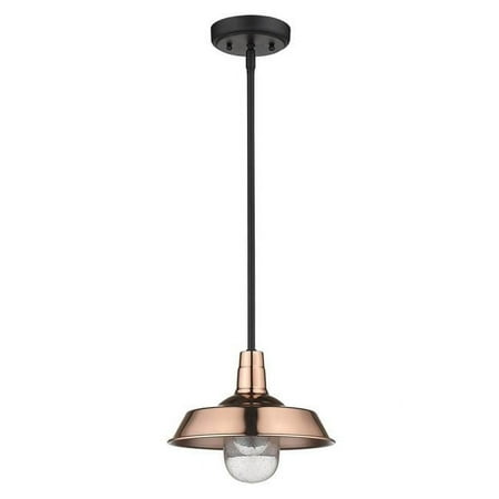 

8 x 10.25 x 10.25 in. Burry 1-Light Copper Convertible Pendant