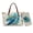 Beige-Watercolor Sea Turtle, variant on Deer Printed Handbag and Wallet Set Lightweight Shoulder Purse Tote Bag with Wristlet Wallet for Women Ladies Waterproof Top Handle Handbags for Travel, Blue